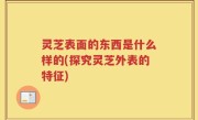 灵芝表面的东西是什么样的(探究灵芝外表的特征)