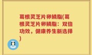 葛根灵芝片卵鳞脂(葛根灵芝片卵鳞脂：双倍功效，健康养生新选择)