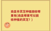 南昌市灵芝种植回收哪里有(南昌哪里可以回收种植的灵芝？)