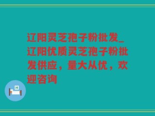 辽阳灵芝孢子粉批发_辽阳优质灵芝孢子粉批发供应，量大从优，欢迎咨询