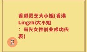 香港灵芝大小姐(香港Lingzhi大小姐：当代女性创业成功代表)