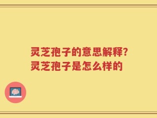 灵芝孢子的意思解释？灵芝孢子是怎么样的