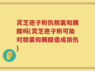 灵芝孢子粉伤胆囊和胰腺吗(灵芝孢子粉可能对胆囊和胰腺造成损伤)