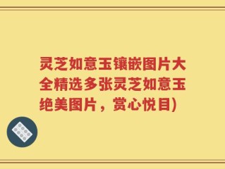 灵芝如意玉镶嵌图片大全精选多张灵芝如意玉绝美图片，赏心悦目)