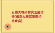 云南大理药材灵芝菌价格(云南大理灵芝菌价格走高)