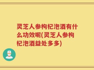 灵芝人参枸杞泡酒有什么功效呢(灵芝人参枸杞泡酒益处多多)