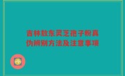 吉林敖东灵芝孢子粉真伪辨别方法及注意事项