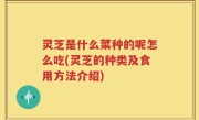 灵芝是什么菜种的呢怎么吃(灵芝的种类及食用方法介绍)