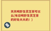 天天喝野生灵芝茶可以么(每日喝野生灵芝茶的好处大大的！)
