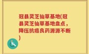 冠县灵芝仙草基地(冠县灵芝仙草基地盘点，降压抗癌良药源源不断)