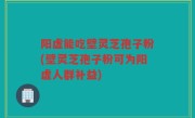 阳虚能吃壁灵芝孢子粉(壁灵芝孢子粉可为阳虚人群补益)