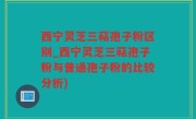 西宁灵芝三萜孢子粉区别_西宁灵芝三萜孢子粉与普通孢子粉的比较分析)