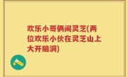 欢乐小哥俩闹灵芝(两位欢乐小伙在灵芝山上大开脑洞)