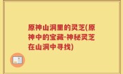 原神山洞里的灵芝(原神中的宝藏-神秘灵芝在山洞中寻找)