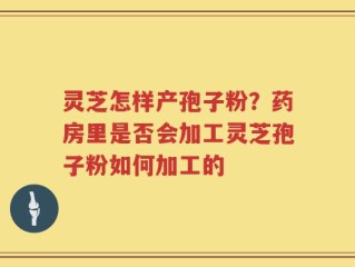 灵芝怎样产孢子粉？药房里是否会加工灵芝孢子粉如何加工的