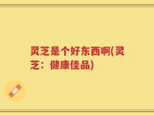 灵芝是个好东西啊(灵芝：健康佳品)
