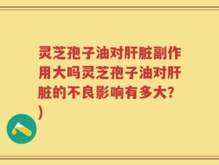 灵芝孢子油对肝脏副作用大吗灵芝孢子油对肝脏的不良影响有多大？)