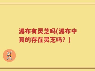 瀑布有灵芝吗(瀑布中真的存在灵芝吗？)
