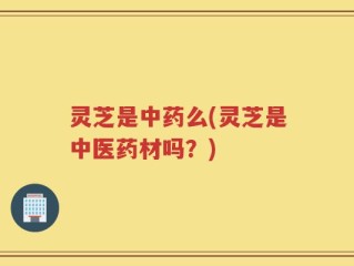 灵芝是中药么(灵芝是中医药材吗？)