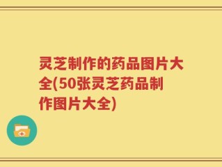 灵芝制作的药品图片大全(50张灵芝药品制作图片大全)