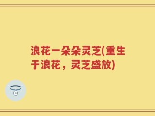 浪花一朵朵灵芝(重生于浪花，灵芝盛放)