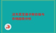 汉方灵芝孢子粉价格与市场趋势分析
