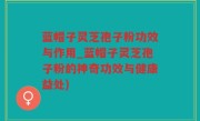 蓝帽子灵芝孢子粉功效与作用_蓝帽子灵芝孢子粉的神奇功效与健康益处)