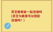 灵芝鹿茸能一起泡酒吗(灵芝与鹿茸可以搭配泡酒吗？)