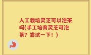 人工栽培灵芝可以泡茶吗(手工培育灵芝可泡茶？尝试一下！)
