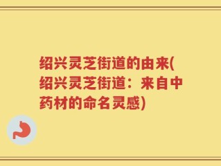 绍兴灵芝街道的由来(绍兴灵芝街道：来自中药材的命名灵感)