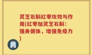 灵芝石斛红枣攻效与作用(红枣加灵芝石斛：强身健体，增强免疫力)