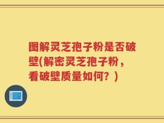 图解灵芝孢子粉是否破壁(解密灵芝孢子粉，看破壁质量如何？)