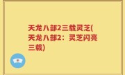 天龙八部2三载灵芝(天龙八部2：灵芝闪亮三载)