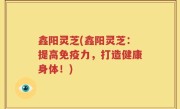 鑫阳灵芝(鑫阳灵芝：提高免疫力，打造健康身体！)