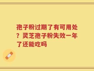 孢子粉过期了有可用处？灵芝孢子粉失效一年了还能吃吗