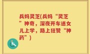 兵妈灵芝(兵妈“灵芝”神奇，深夜开车送女儿上学，路上狂赞“神药”)