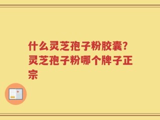 什么灵芝孢子粉胶囊？灵芝孢子粉哪个牌子正宗