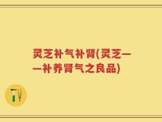 灵芝补气补肾(灵芝——补养肾气之良品)