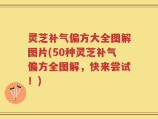 灵芝补气偏方大全图解图片(50种灵芝补气偏方全图解，快来尝试！)