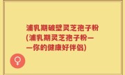 浦乳期破壁灵芝孢子粉(浦乳期灵芝孢子粉——你的健康好伴侣)