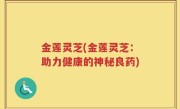 金莲灵芝(金莲灵芝：助力健康的神秘良药)