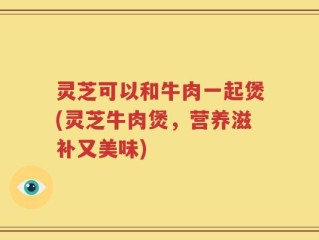 灵芝可以和牛肉一起煲(灵芝牛肉煲，营养滋补又美味)
