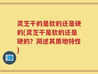 灵芝干的是软的还是硬的(灵芝干是软的还是硬的？简述其质地特性)