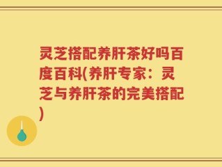 灵芝搭配养肝茶好吗百度百科(养肝专家：灵芝与养肝茶的完美搭配)