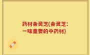 药材金灵芝(金灵芝：一味重要的中药材)