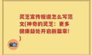 灵芝宣传报道怎么写范文(神奇的灵芝：更多健康益处开启新篇章!)