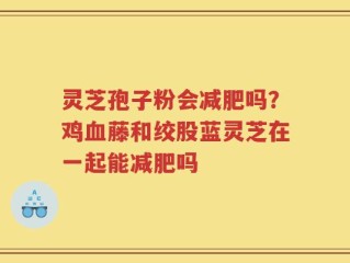 灵芝孢子粉会减肥吗？鸡血藤和绞股蓝灵芝在一起能减肥吗