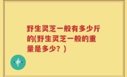 野生灵芝一般有多少斤的(野生灵芝一般的重量是多少？)