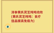 洋参黄氏灵芝炖鸡功效(黄氏灵芝炖鸡：食疗佳品提高免疫力)