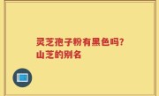 灵芝孢子粉有黑色吗？山芝的别名